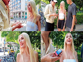 世界共通のBody Language　ランニング美少女に声を掛けたら…まさかのポルノアクタ―だった！突然の日欧SEX試合開催決定！！ サンプル動画サムネイル